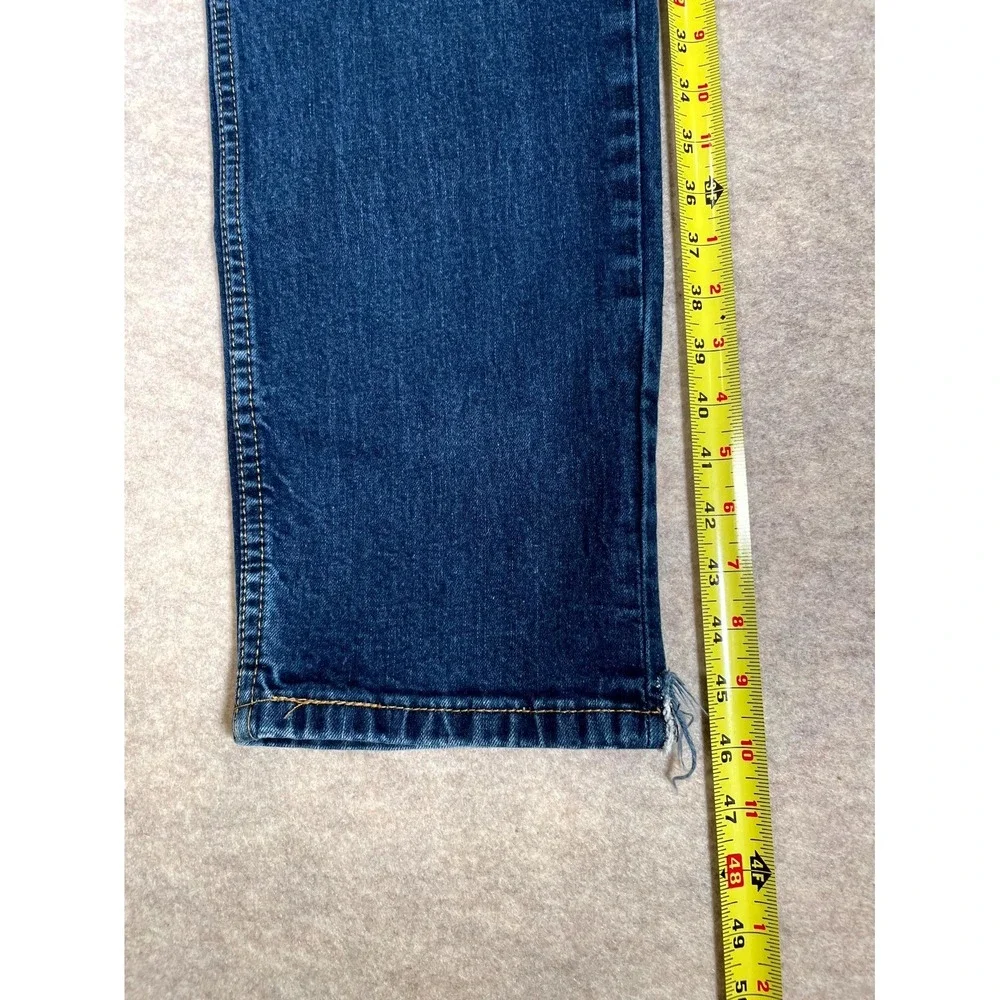 Levi's 550 Jeans Men 34x36 Blue Denim Cotton Stretch High‎ Rise Straight Leg